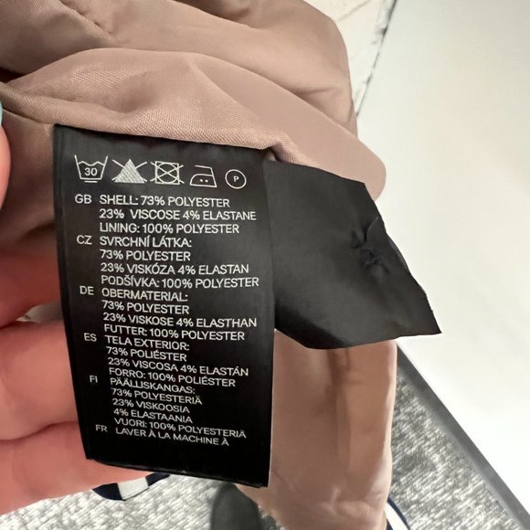 H&M Fitted Striped Blazer - Picture 6 of 10